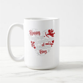 Gelukkige kapitalistische uitbuiting van affectied koffiemok