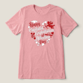 Gelukkige kapitalistische uitbuiting van affectied Tri-Blend shirt