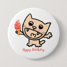 Gelukkige kat met ijs