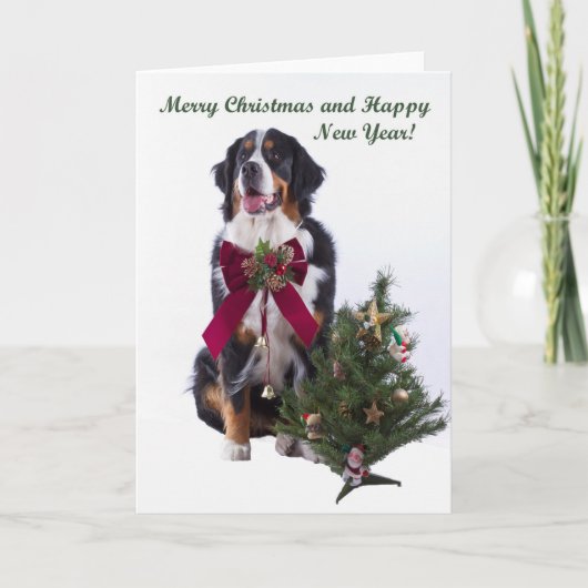 Gelukkige Kerstmis Feestdagen Kaart (Voorkant)