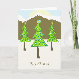 Gelukkige Kerstmis Feestdagen Kaart