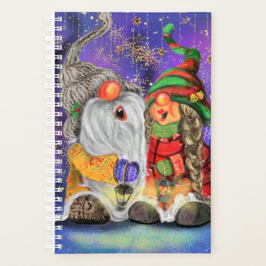 Gelukkige Kerstmis Gnome Planner (Voorkant)