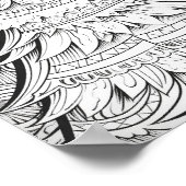 Gelukkige Kerstmis Volwassen Kleuring Poster (Hoek)