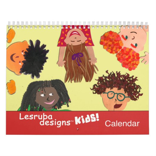 Gelukkige Kinder kinderkunst Kalender (Hoes)
