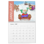 Gelukkige Kinder kinderkunst Kalender (Jan 2027)