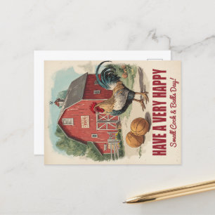 Gelukkige kleine dag briefkaart