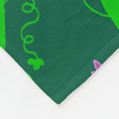 Gelukkige Kleine Kikkers Fleece Deken (Hoek)