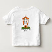 Gelukkige Koeien eten gras - - Gepersonaliseerd -  Kinder Shirts (Achterkant)