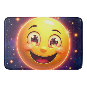 Gelukkige Kosmische Ogen Emoji Badmat