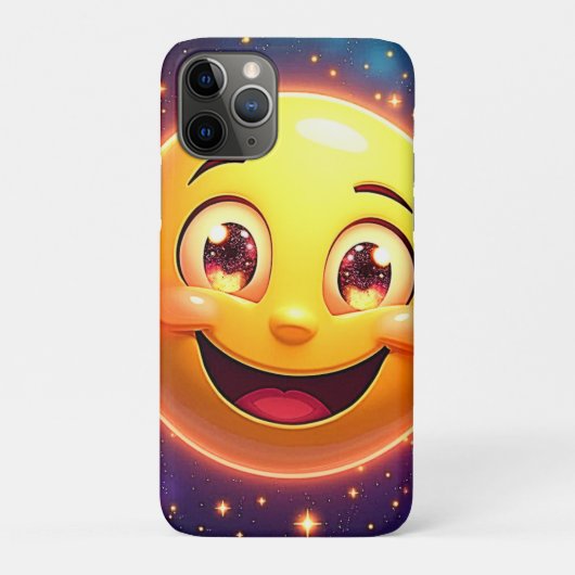 Gelukkige Kosmische Ogen Emoji Case-Mate iPhone Case (Achterkant)