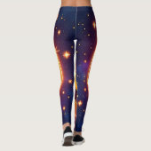 Gelukkige Kosmische Ogen Emoji Leggings (Achterkant)