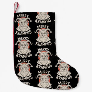 Gelukkige Krampus Mythische Kerstmis Kerst Vakanti Kleine Kerstsok