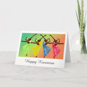Gelukkige Kwanzaa Feestdagen Kaart