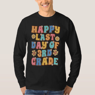 Gelukkige laatste dag van de 3e klas Schattige Gro T-shirt