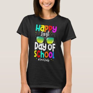 Gelukkige Laatste Dag van School Lunchlady Cafetar T-shirt