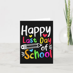 Gelukkige Laatste Dag van Schoolleerlingen Vrouwen Kaart