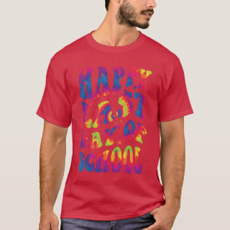 gelukkige laatste dag van schoolmeester Vrouwen vr T-shirt