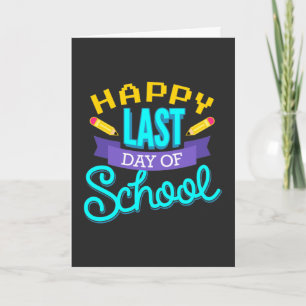 Gelukkige laatste schooldag Zomer Student Kaart