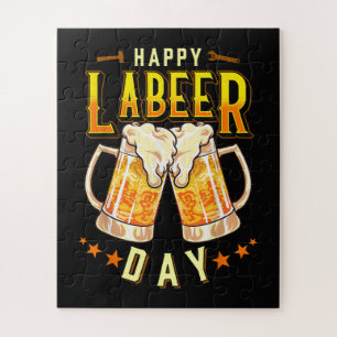 Gelukkige Labeer Dag Funny Labor Day Legpuzzel