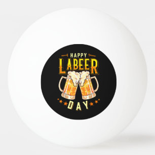 Gelukkige Labeer Dag Funny Labor Day Pingpongballen