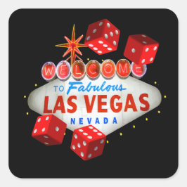Gelukkige Las Vegas Stickers