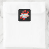 Gelukkige Las Vegas Stickers (Tas)