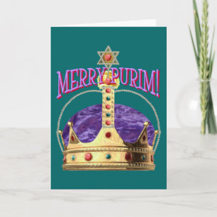 Gelukkige Lege Kaart Purim