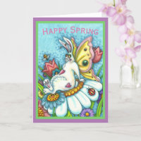 GELUKKIGE LENTE FLUTTERBUN KONIJN, FUNNY BUNNY Bla