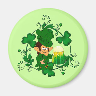 Gelukkige Leprechaun Magnet Magneet