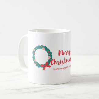 Gelukkige lieve vriend | Grappige Kerstcadeau Koff Koffiemok