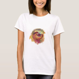 Gelukkige luiaard t-shirt