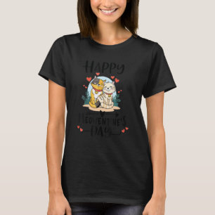 Gelukkige Meowentine's Day Leuke Kat Vday Kat Dag T-shirt