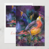 Gelukkige moeder dag liefde kaart (Voorkant / Achterkant)