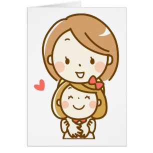 Gelukkige moeder en dochter Hugging, ouder, liefde