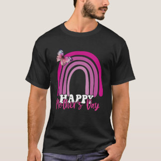 Gelukkige Moederdag 2023 Moederdag Regenboog Moede T-shirt