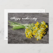 Gelukkige moederdag briefkaart (Voorkant / Achterkant)