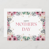 Gelukkige Moederdag Briefkaart (Voorkant / Achterkant)