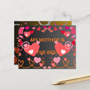 GELUKKIGE MOEDERDAG BRIEFKAART