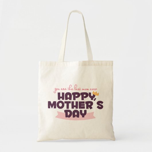 Gelukkige moederdag, cadeau voor Moederdag Tote Bag (Voorkant)