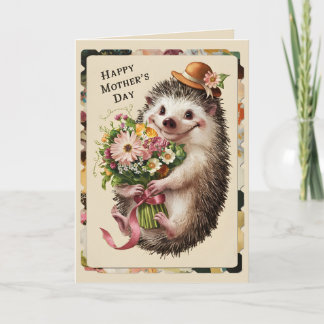 Gelukkige Moederdag Cute egel Kaart