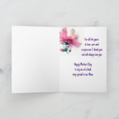 Gelukkige Moederdag Dank & houdt u uniek Kaart (Binnen)