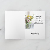 Gelukkige Moederdag Dank & houdt van u Kaart (Binnen)