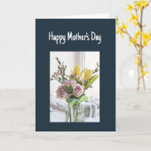 Gelukkige Moederdag Dank & houdt van u Kaart (Gele Bloem)