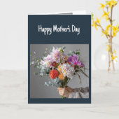 Gelukkige Moederdag Dank & houdt van u Kaart (Gele Bloem)