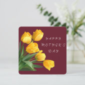 Gelukkige Moederdag Feestdagenkaart (Staand voorkant)