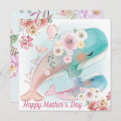 Gelukkige Moederdag Feestdagenkaart (Voorkant / Achterkant)