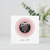 Gelukkige Moederdag Kaart (Staand voorkant)