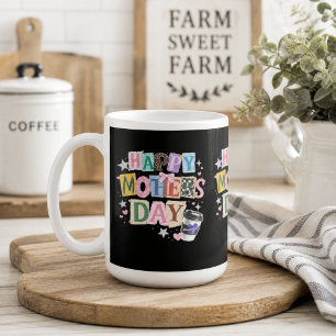 Gelukkige moederdag, mama, dank je wel koffiemok