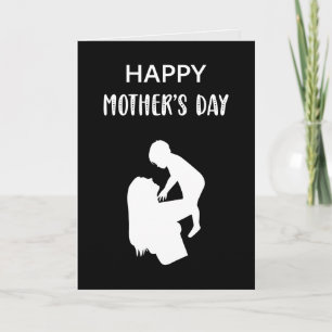 Gelukkige Moederdag Mama en Kind Allerbeste Stiefm Kaart