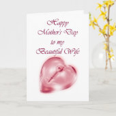 Gelukkige Moederdag met vrouw van man Kaart (Gele Bloem)